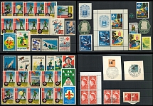 Denmark, Scouts, Scouting, Scout Movement, Collection of Cinderellas, Non-Postal Stamps