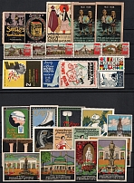 Germany, Europe, Stock of Cinderellas, Non-Postal Stamps, Labels, Advertising, Charity, Propaganda (#155B)