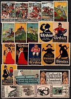 Germany, Stock of Rare Cinderellas, Non-postal Stamps, Labels, Advertising, Charity, Propaganda (#39)