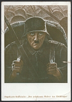 1939 'The Volunteer', Postcard, Third Reich WWII, Germany