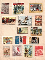 Military, Army, Europe, Stock of Cinderellas, Non-Postal Stamps, Labels, Advertising, Charity, Propaganda (#38B)