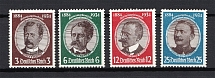 1934 Third Reich, Germany (Mi. 540-543, Full Set, CV $250, MNH)