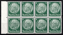 1934 Third Reich, Germany, Se-tenant, Zusammendrucke, Block (Mi. H-Bl. 83 B, CV $120, MNH)