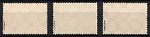 1933 Third Reich, Germany, Airmail (Mi. 496 - 498, Full Set, Signed, CV $5,200, MNH)