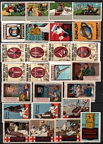 Germany, Red Cross, Stock of Rare Cinderellas, Non-postal Stamps, Labels, Advertising, Charity, Propaganda (#71)