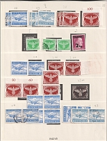1942-44 German Occupation, Germany, Small Stock of Stamps