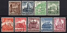 1940 Third Reich, Germany (Mi. 751 - 759, Full Set, Canceled, CV $50)