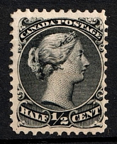 1868-90 0.5c Canada (SG 53, CV $100)