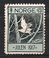 1917 Norway, 'Norwegian Women's Public Health Association' (NKS Norske Kvinners Sanitetsforening), World War I (Canceled)