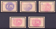1945 Fredersdorf (Berlin), Germany Local Post (Mi. Sp 236-240, Full Set, Signed, CV $260, MNH)