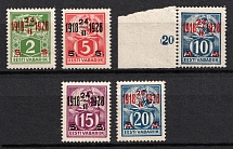 1928 Estonia (Mi. 68 - 72, Full Set, CV $40)