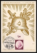 1942 Souvenir Card issued for the Day of the Stamp (Special Cancellation)