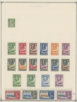 British Commonwealth - Bechuanaland Protectorate - NEAT COLLECTION ON PAGES: 1925-66, 136 mint stamps representing practically complete collection for the period, including Kings George V and George VI, Queen Elizabeth II long …