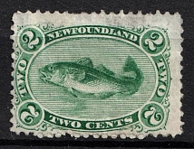 1865-70 2c Newfoundland, Canada (SG 25, CV $220)