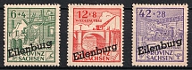 1946 Eilenburg (Saxony), Germany Local Post (Mi. I A - IIIA, Unofficial Issue, Full Set, CV $30, MNH)
