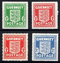 1941-44 Guernsey, German Occupation, Germany (Mi. 1-3, MNH)