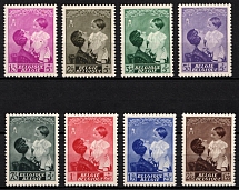 1937 Belgium (Sc. B189 - B196, Full Set, CV $50, MNH)
