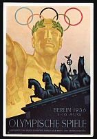 1936 'Olympic Games', Third Reich, German Propaganda Poster