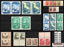 1956-60 Stock of Pairs, Soviet Union, USSR, Russia (Full Sets, MNH)