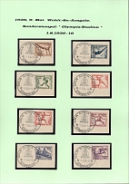 1936 'Olympic Games in Berlin', Third Reich, Germany (Commemorative Cancellations)