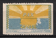 Sweden, 'PAX', World War I, Peace Propaganda