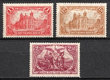 1920 Weimar Republic, Germany (Mi. A 113 a, A 114 a, 115 f, CV $30, MNH)