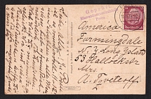 1939 (15 Nov) 'Immigrants Center' Third Reich WWII, German Propaganda, Germany, Postcard from Posen (Poland) to ?
