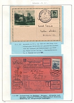 1937-38 Czechoslovakia, Carpahto-Ukraine territory Postal History, Two Postcards