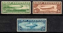 1930 United States (Sc. C13 - C15, Full Set, CV $1,680, MNH)