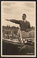 1937 Adolf Hitler, Third Reich, Germany, Postal Card (Special Cancellation)