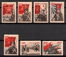1938 The 20th anniversary of the Red Army, Soviet Union, USSR, Russia (Full Set, MNH)