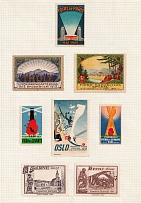 Fairs, Europe, Stock of Cinderellas, Non-Postal Stamps, Labels, Advertising, Charity, Propaganda (#320)