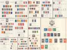 Salvador, Peru, Ecuador, Costa Rica, Collection of Stamps