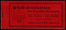 1939 Complete Booklet with stamps of Third Reich, Germany in Excellent Condition (Mi. MH 46, CV $170)