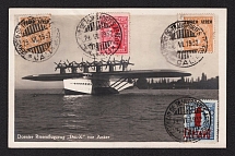 1932 (29 Sep) Colombia, Airmail 'Flighting Boat Do.-X' Postcard from Cali to Bogota