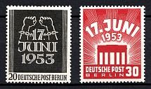 1953 West Berlin, Germany (Mi. 110 - 111, Full Set, CV $70, MNH)