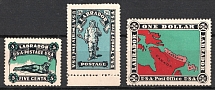 United States, Stock of Cinderellas, Non-Postal Stamps, Labels, Advertising, Charity, Propaganda