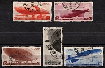 1934 The Airships of the USSR, Soviet Union, USSR, Russia (Full Set, Canceled)