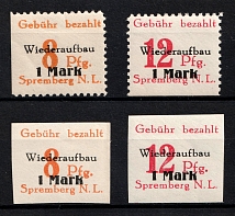1946 Spremberg (Lower Lusatia), Germany Local Post (Mi. 19 - 20, Unofficial Issue, Full Sets, MNH)
