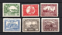 1928 Latvia (Perforated, Full Set, CV $30, MH/MNH)