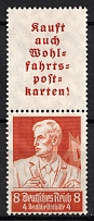 1934 Third Reich, Germany, Se-tenant, Zusammendrucke (Mi. S 225, CV $50)