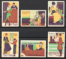 Willard's Chocolates, Toronto, Canada, Stock of Cinderellas, Non-Postal Stamps, Labels, Advertising, Charity, Propaganda