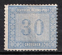 1872 30gr German Empire, Germany (Mi. 13, CV $50)
