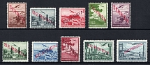 1941 Serbia, German Occupation, Germany, Airmail (Mi. 16 - 25, Full Set, CV $330, MNH)