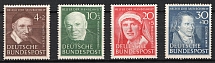 1951 German Federal Republic, Germany (Mi. 143 - 146, CV $180, MNH)