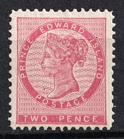 1862-69 2p Prince Edward Island, Canada (SG 12, CV $35)