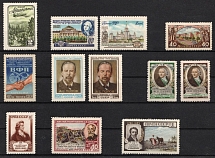 1955 Collection of Stamps, Soviet Union, USSR, Russia (Full Sets, MNH)