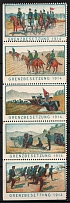 1914 Switzerland, 'Occupation of the Border 1914', World War I Military Propaganda, Strip