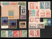 Europe, Stock of Cinderellas, Non-Postal Stamps, Labels, Advertising, Charity, Propaganda (#6)
