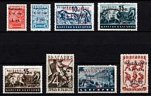 1944 Macedonia, German Occupation, Germany (Mi. 1 II - 5 II,  6 I, 7 II, 8 I, Full Set, Signed, CV $410, MNH)